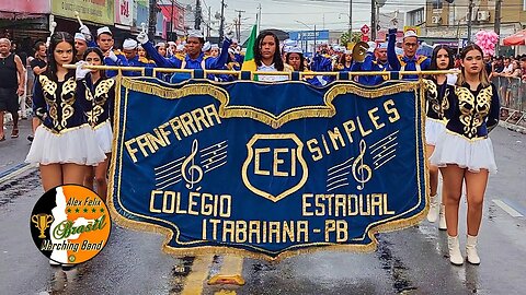 CEI 2023 - FANFARRA SIMPLES COLÉGIO ESTADUAL ITABAIANA 2023 - DESFILE CÍVICO 2023 - MANGABEIRA-PB.