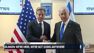 Blinken meets Netanyahu in Tel-Aviv to show U.S. solidarity amid ongoing Israel-Hamas war.