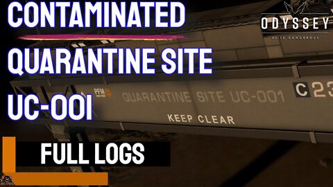 Quarantine Site UC 001 Contamination Disaster Elite Dangerous Lore