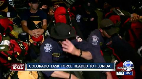 Colorado Task Force One heading to Florida for Hurricane Irma
