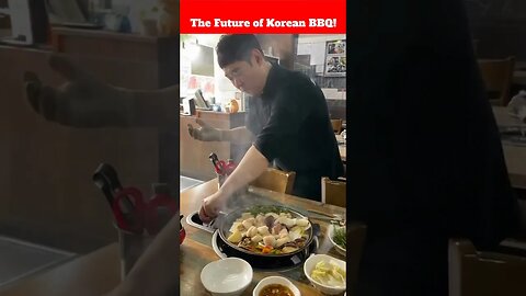 Chef's FLAME-HAND Cooks Korean BBQ! 🔥🍖 #shorts