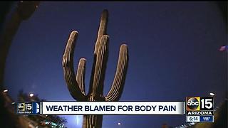 Effects monsoon has on body in Arizona