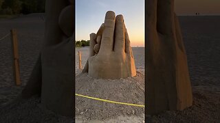These sculptures are decent. #sandsculpture #sunset #mawg