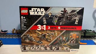 LEGO Starwars 3:1 Galactic Adventures Pack Unboxing