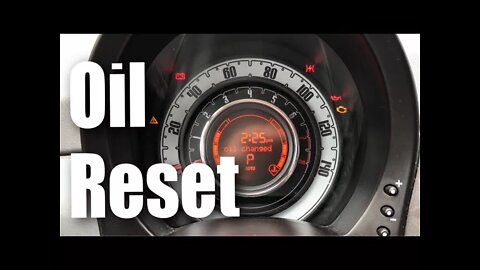 How to Reset the Oil Change Light on a Fiat 500