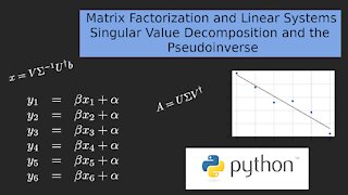 Singular Value Decomposition, Linear Systems, and the Pseudoinverse