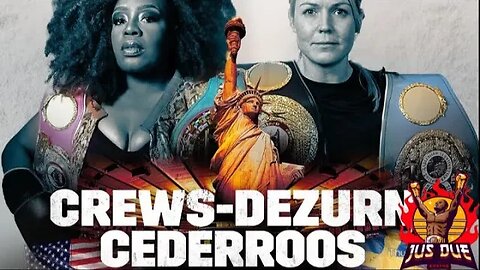 Franchon Crews Dezurn vs Elin Cerderroos April 30th on DAZN for UNDISPUTED at Super Middleweight!