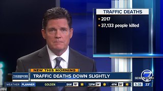 Traffic deaths down slighting in 2017