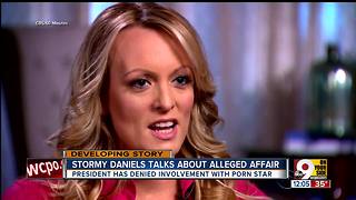 Stormy Daniels talks about alleged affair