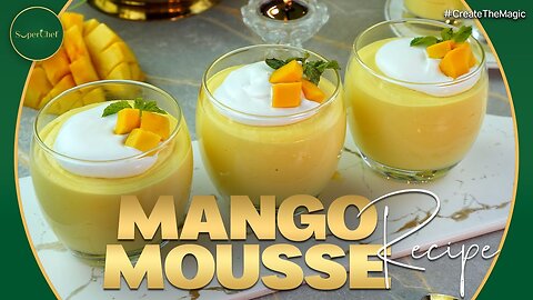 10-Minute Mango Mousse: Quick and Easy Dessert| GM Recipes ✅