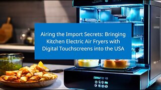 Importing Kitchen Electric Air Fryers with Digital Touchscreens to the United States