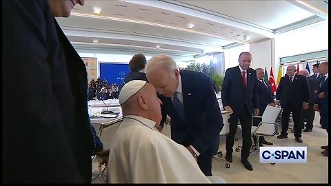 The Pope Looks Uncomfortable As Biden Gets Way Too Close