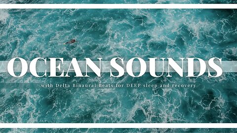 Ocean Sounds for DEEP SLEEP | Delta Wave Binaural Beats for MAXIMUM Rest and Recovery | Black Screen
