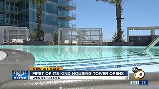 Residential tower at Westfield UTC opens