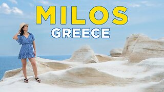Sarakiniko: the Most BEAUTIFUL Beach in Milos | Greece Vlog