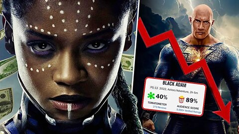 Black Panther Wakanda Forever Opens BIG - Black Adam is Set to Bomb at Box Office