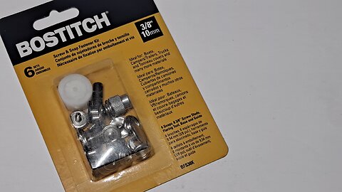 Bostitch Screw and Snap Fastener kit