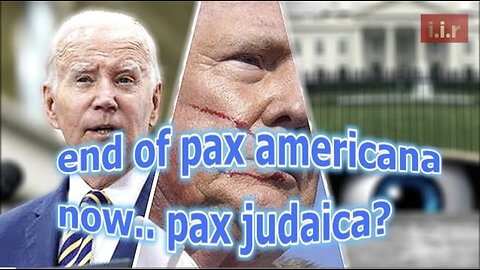 TRUMP ALMOST ASSASINATED - DEEP STATE WANTS CHAOS - PAX JUDAICA?