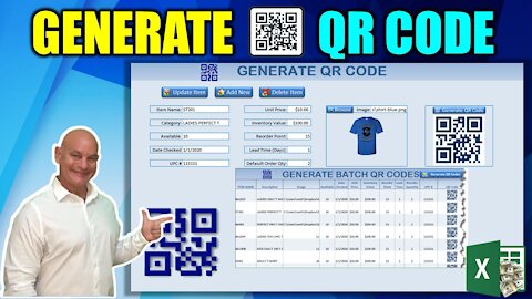 How To Generate Single & Batch QR Codes With Excel [Free Download]