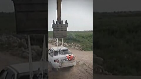 excavator machine and car watching #subscribe #excavator #youtube #respect #car #viral