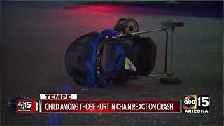 Police: Two children hurt after two-car crash in Tempe