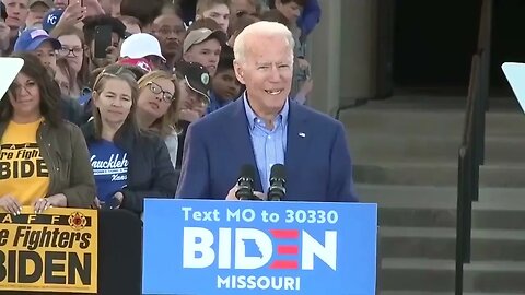 Biden: "We can only reelect Donald Trump" 👀