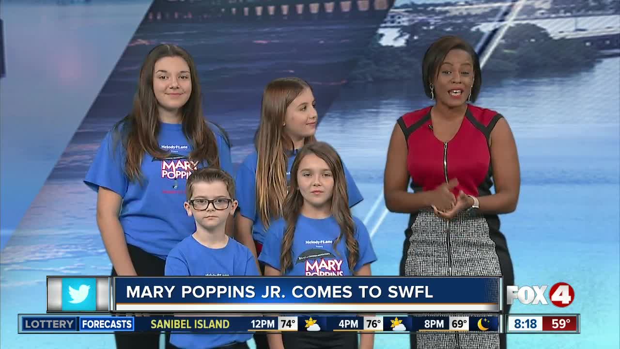 Cast of Mary Poppins Jr sings on Fox 4 Morning News