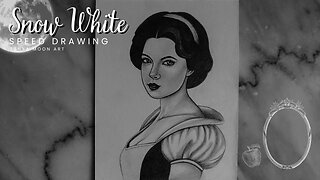 Draw with me | Snow White Speed Drawing