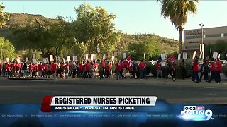 Nurses in Tucson picket for more staff and better patient care