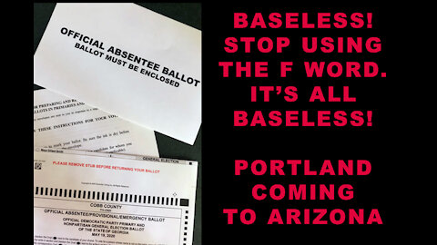 EVERYTHING IS “BASELESS!!” | The Portland crowd is coming to Arizona | Pat Colebeck under fire