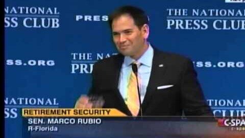 Rubio Proposes Retirement Security Reforms At National Press Club