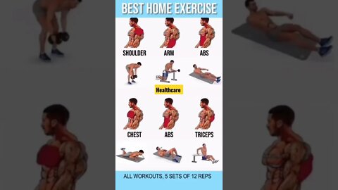 best Home exercise 💪😍| check Description| healthcare #weightloss #fitnessbody #weight #healthcare