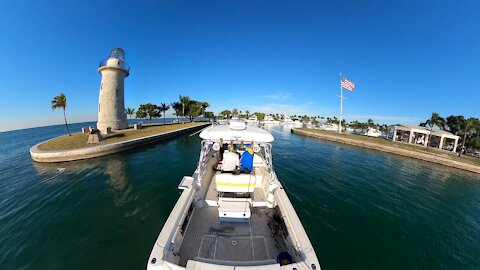 Beautiful Island in Miami Beach to visit by Boat