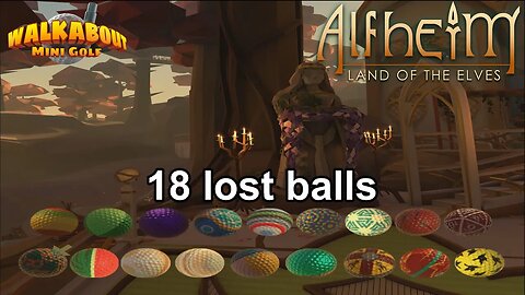 Alfheim has 18 lost balls, here is a way to find them | Walkabout minigolf VR