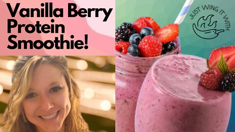 The Best Berry Protein Meal Replacement Smoothie