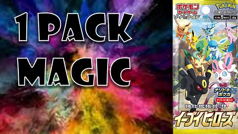 Eevee Heroes pack opening espeon v #shorts