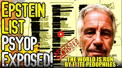 EPSTEIN LIST PSYOP EXPOSED! - Latest Release Is NOT A Client List! - What Do The Documents Say?
