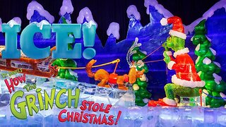 Ice at Galylord Palms 2022 How the Grinch Stole Christmas