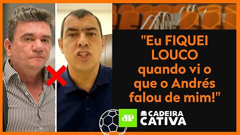 "O que o Andrés falou de mim foi..." Carille enfim REBATE o ex-presidente do Corinthians!