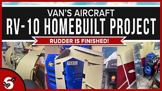 [Van's Aircraft RV-10] The Rudder is Finished!