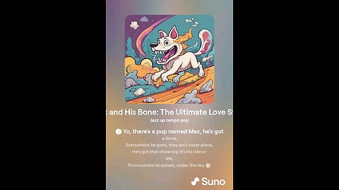 Asked ai to make me a song about a dog and his bone.... here it is