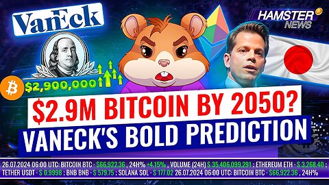 Bitcoin to $2.9M by 2050? Marathon's $1.3B BTC balance, Japan's crypto ETF ⚡️ Hamster News