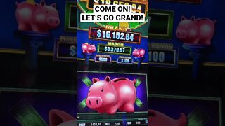 FULL SCREEN! LET’S GET A SUPERLOCK JACKPOT GRAND! Piggy Bankin Slot!