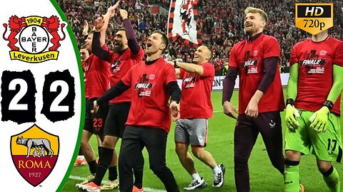 Bayer Leverkusen vs AS Roma 2-2 Extended Highlights & All Goals 2024
