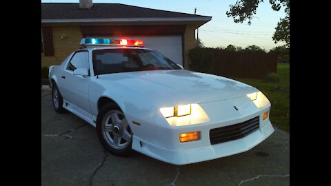 1991 Chevrolet Camaro RS Z28 B4C Police Interceptor 5.7L 350cid V8 Auto Garland PD