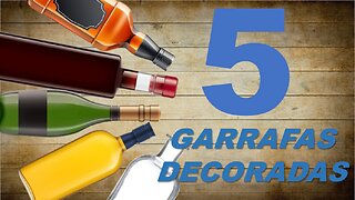 5 IDEIAS INCRÍVEIS DE DECORAÇÃO EM GARRAFAS DE VIDRO @lucibuzo