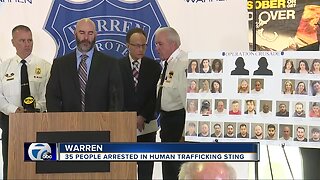 35 people arrested in human trafficking sting