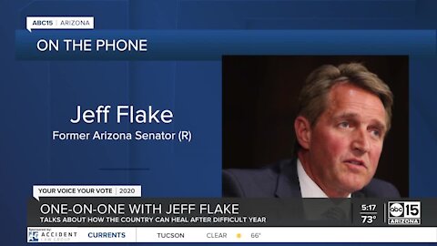 Former Senator Flake talks how country can heal after difficult year