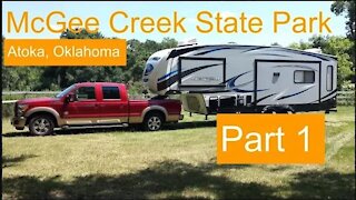 McGee Creek State Park | Oklahoma State Parks | Best RV Destination in Oklahoma!! Part 1