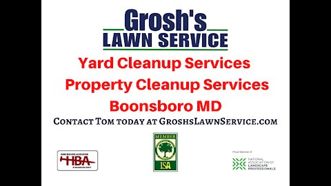 Yard Cleanup Services Funkstown MD Landscaping Contractor